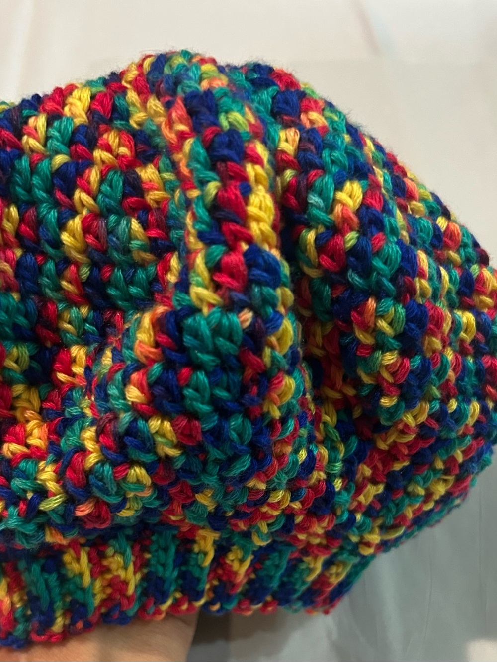 3 (bundle ) HANDMADE Multicolor Hand-Knitted HATS - Picture 5 of 6
